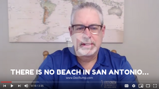 There is no beach in San Antonio...